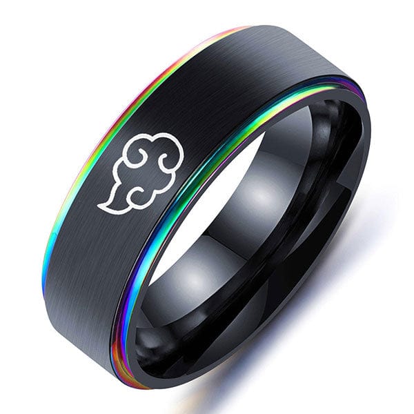 Bague japonaise Akatsuki Arc en ciel / 53 mm