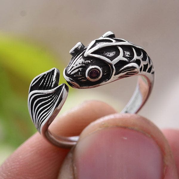 Bague japonaise Carpe Koi