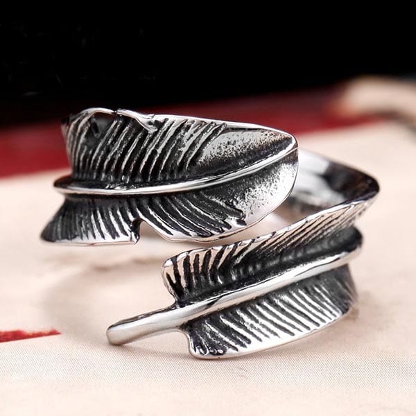 Bague japonaise Plumes