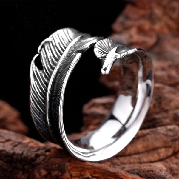 Bague japonaise Plumes