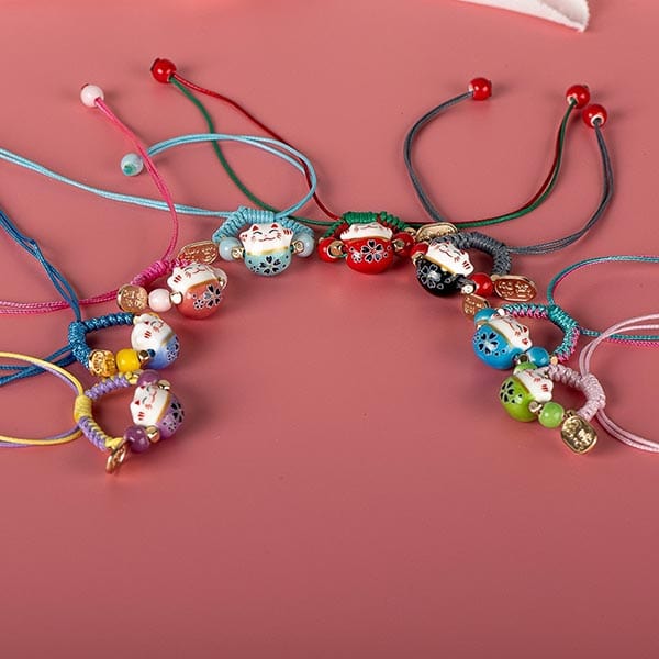 Bracelet japonais chance Chat Maneki