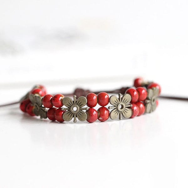 Bracelet japonais fleuri Couleur 2