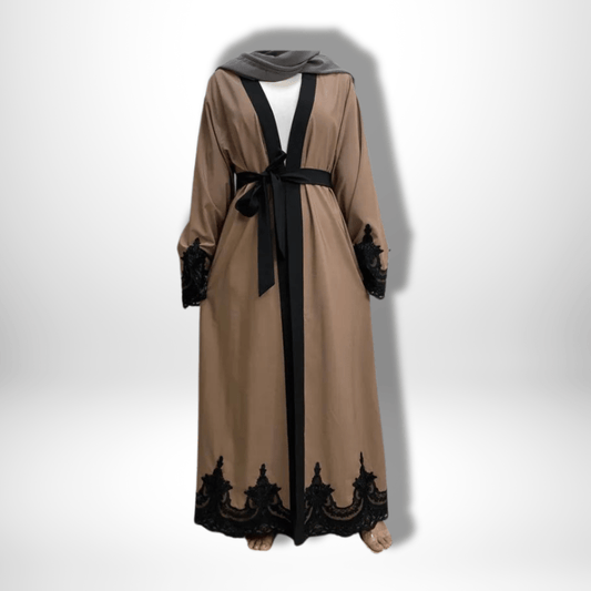 Kimono Abaya Mektoub Marron / S