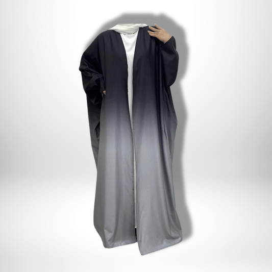 Kimono Abaya Nuance Noir/Gris / S