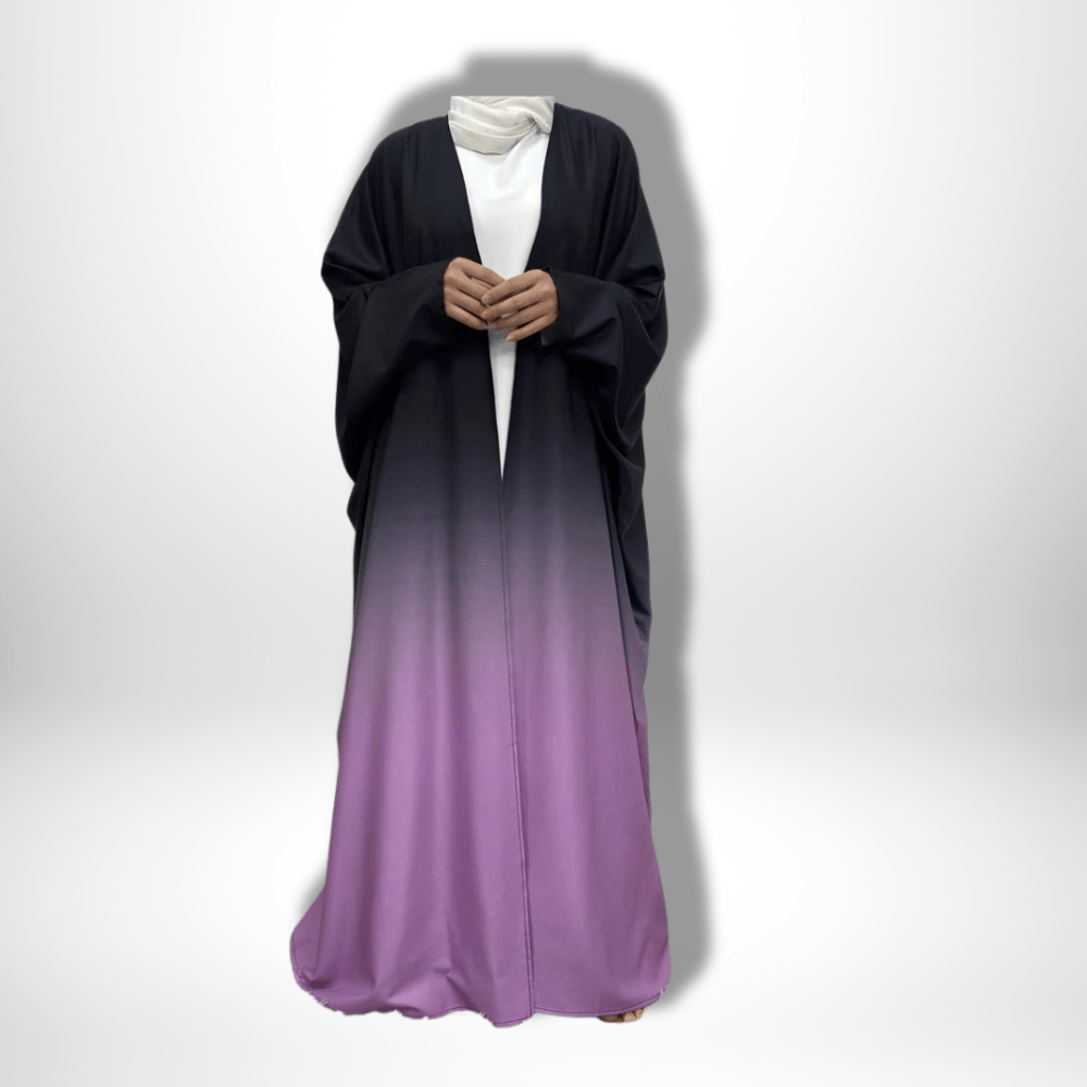 Kimono Abaya Nuance Noir/Violet / S