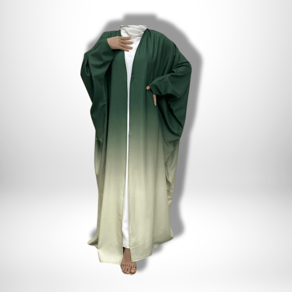 Kimono Abaya Nuance Vert/Beige / S