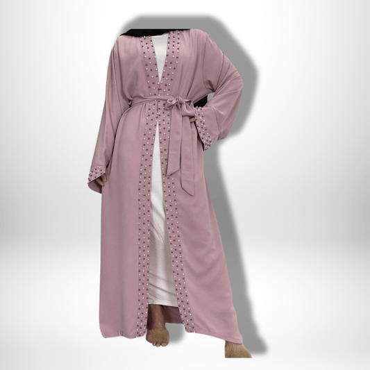 Kimono Abaya Perlé Violet / S