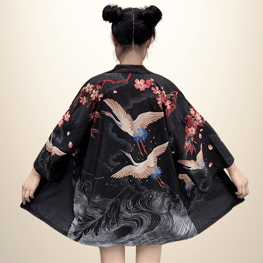 Kimono japonais femme BlackHeaven Noir / Taille Unique