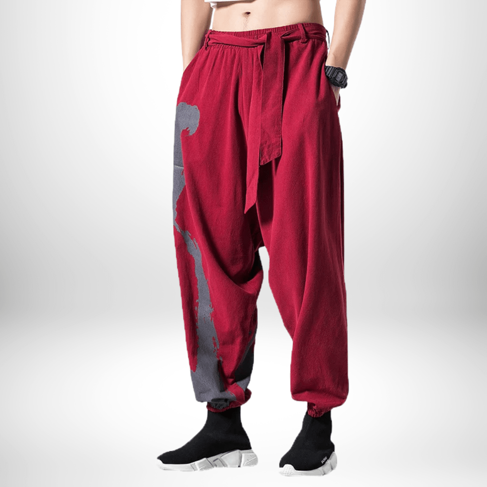 Pantalon japonais Bercy Rouge / M