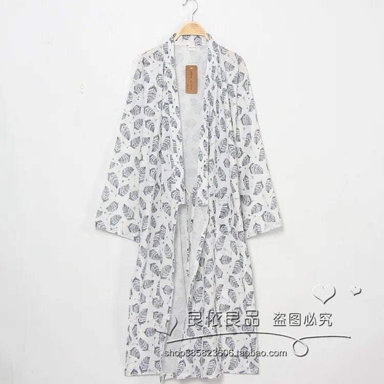 Peignoir kimono homme Nature Blanc / M