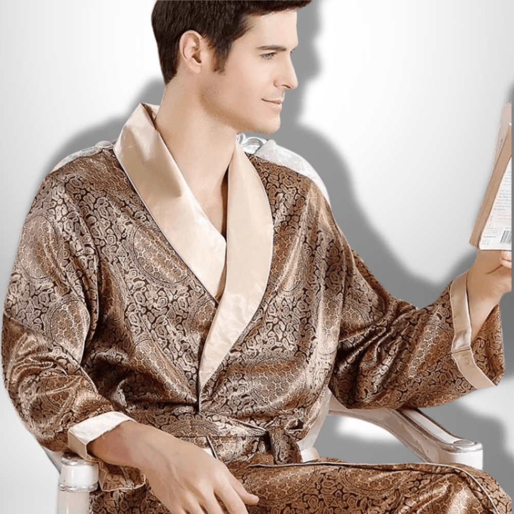 Peignoir kimono pour homme Gold / M