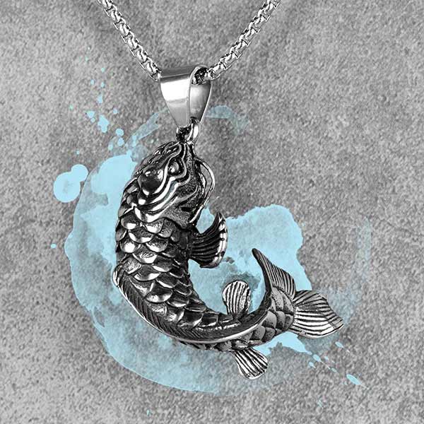 Pendentif poisson majestueux