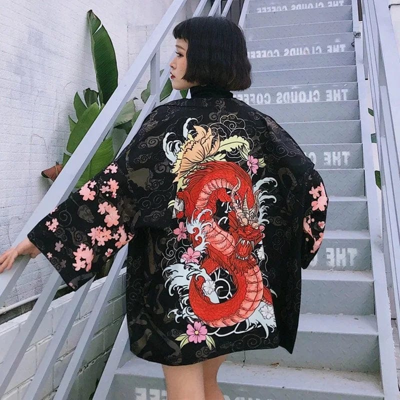 Veste kimono femme Cute