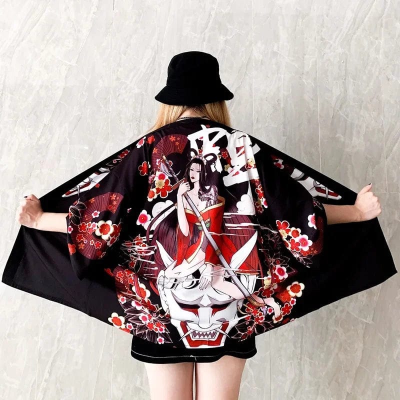 Veste kimono femme Cute