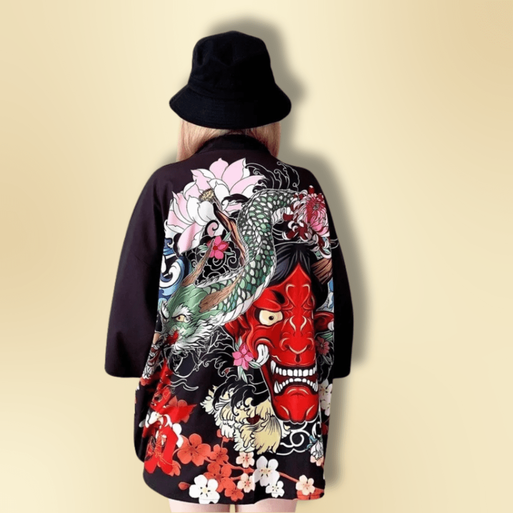 Veste kimono femme Distopia Noir / XXS